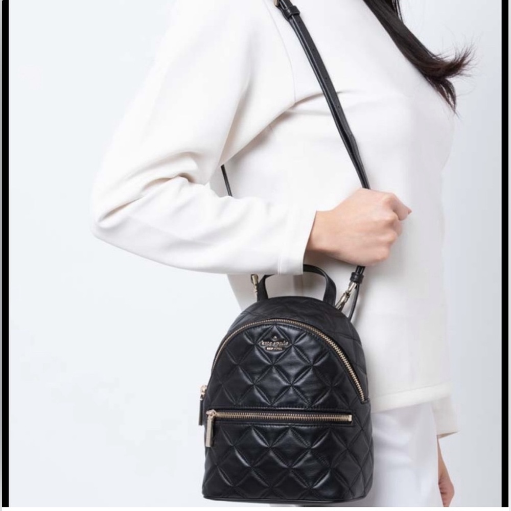 Kate Spade Mini Convertible Natalia Backpack Black